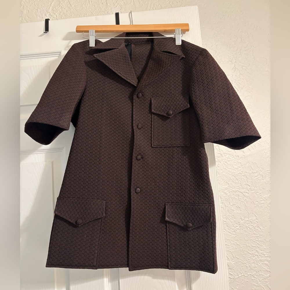 Vintage Crimplene Mod Retro Top
